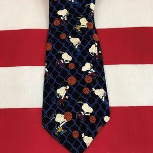 Peanuts Snoopy Golf Silk Tie
